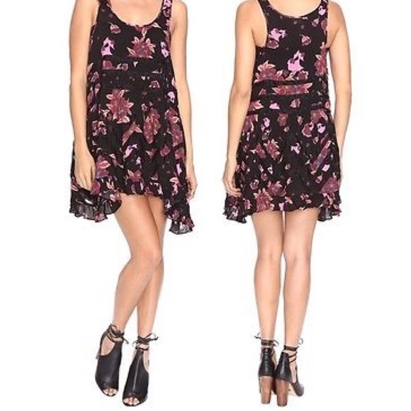 Free People Tops - [free people] floral trapeze tunic or mini dress